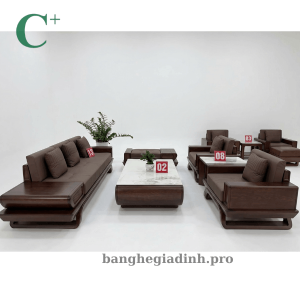 Sofa gỗ sồi KL-GMT12
