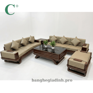 Sofa gỗ sồi KL-GMT14